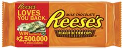Reese’s® Peanut Butter Cups Specially-Marked Reese’s Loves You Back™ Packaging